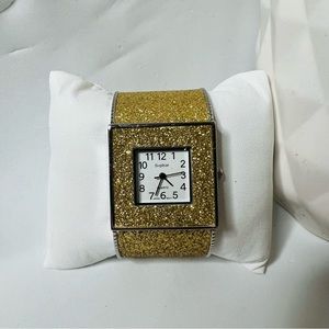 Sophie Glitter Cuff Watch